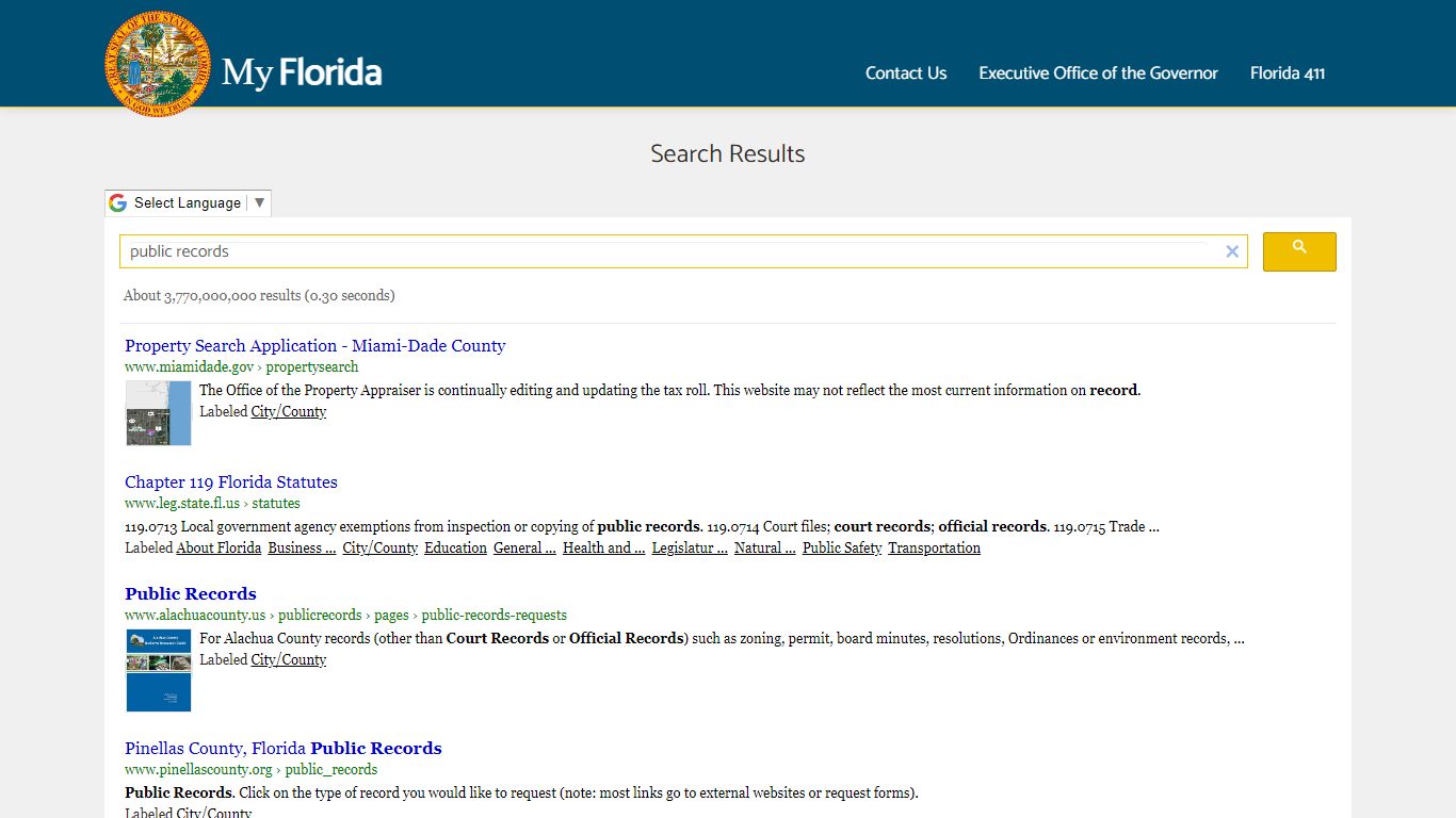 MyFlorida.com - The Official Portal of the State of Florida